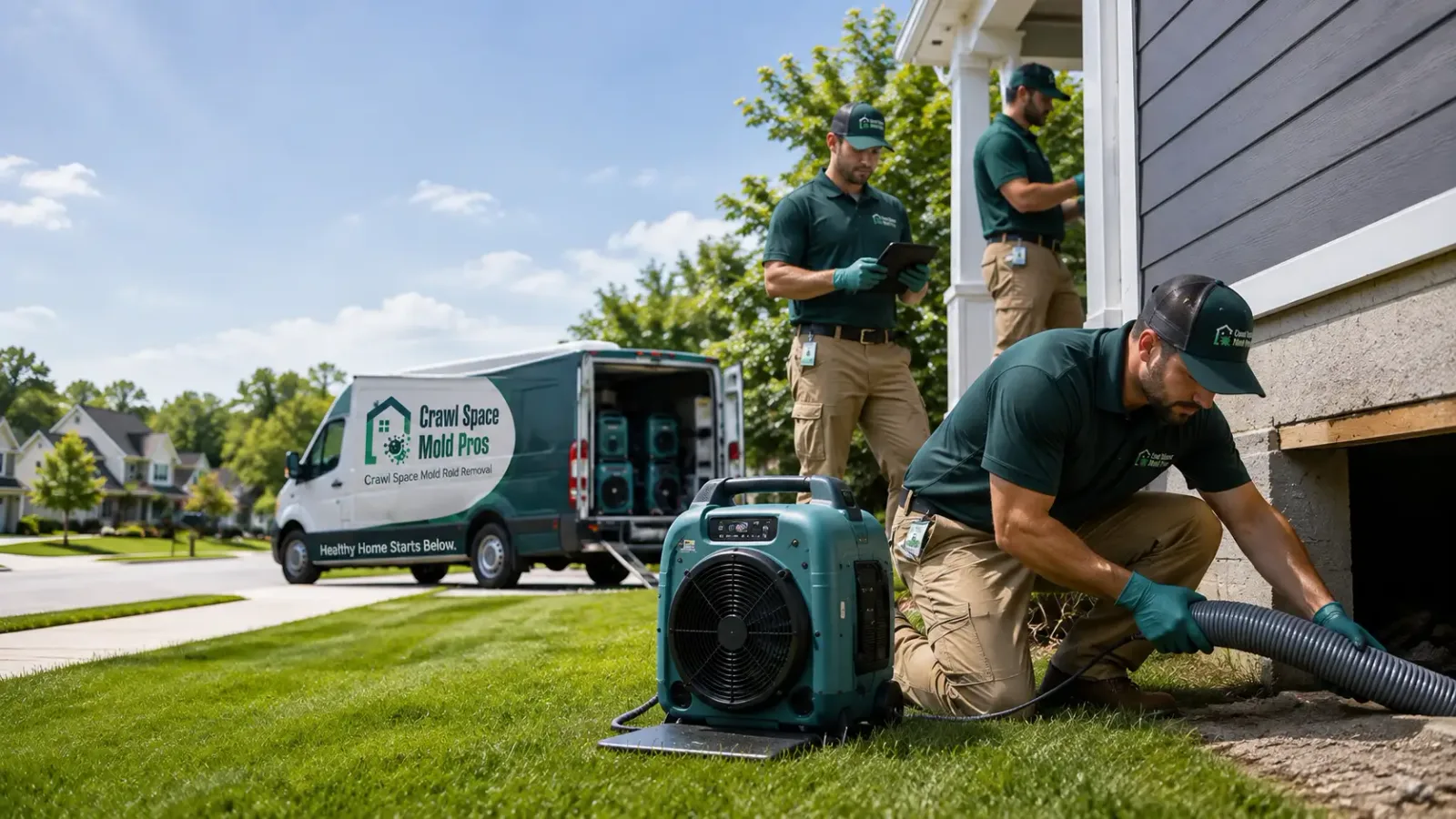 Crawl Space Mold Removal in Reliance, WY